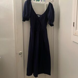 Hill House Navy Midi Dress
